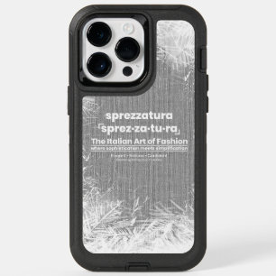 SPREZZATURA: THE ITALIAN ART OF FASHION-BlackDenim OtterBox iPhone 14 Pro Max Case
