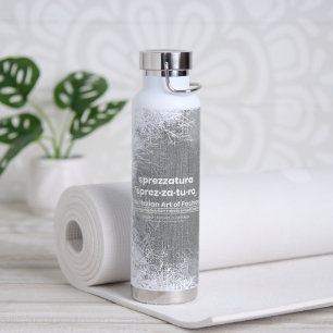 SPREZZATURA: THE ITALIAN ART OF FASHION-BlackDenim Water Bottle