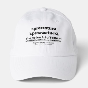 SPREZZATURA : THE ITALIAN ART OF FASHION-Blk Denim Performance Cap