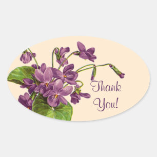 Sprig of Violets - Sticker