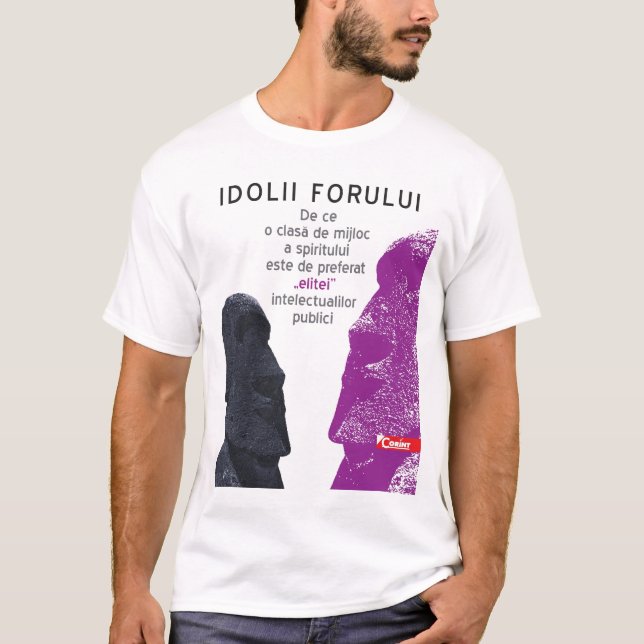 Sprijină Cartea Idolii Forului T-Shirt (Front)