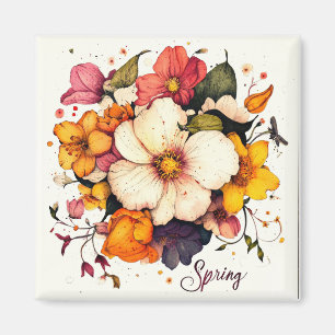 Spring, 2025 Flowers Magnet