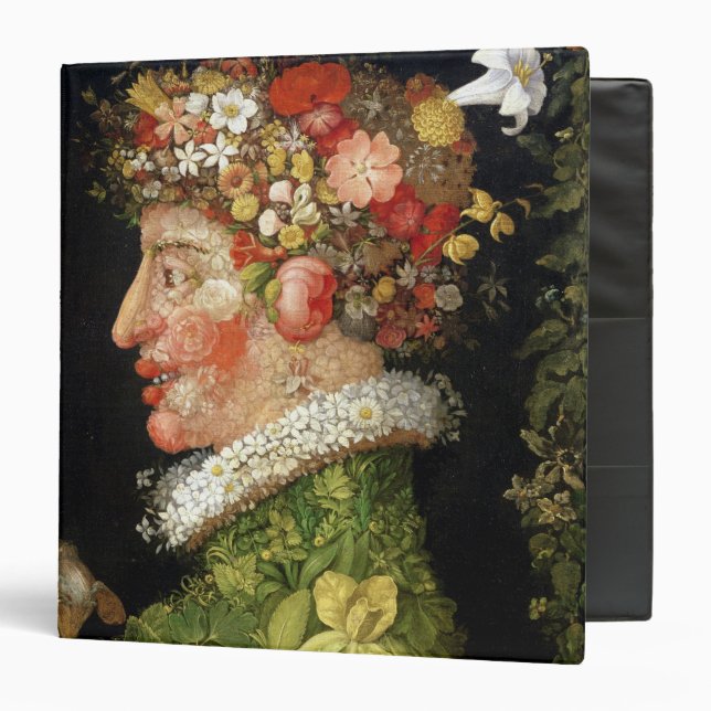 Spring, a series depicting the four seasons 3 ring binder (Front/Inside)