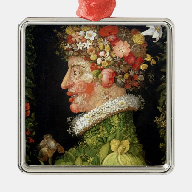 Spring, a series depicting the four seasons metal ornament (Front)