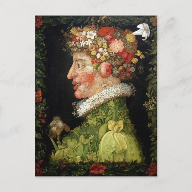 Spring, a series depicting the four seasons postcard (Front)