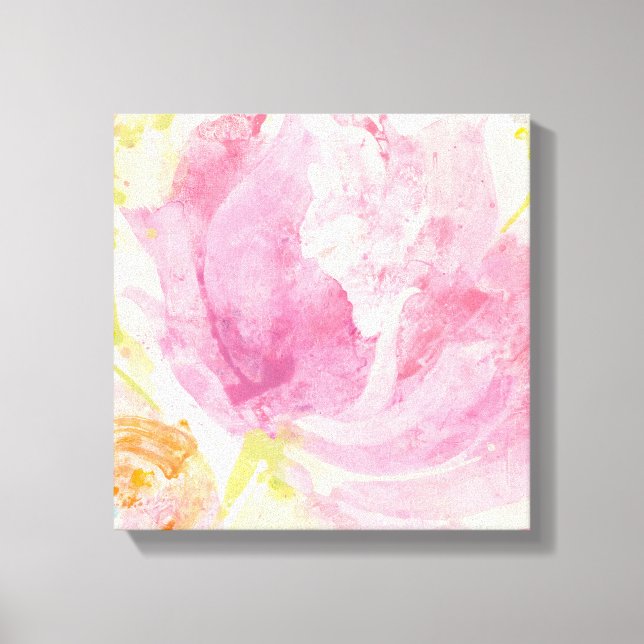 Spring Abstract Florals Canvas Print (Front)