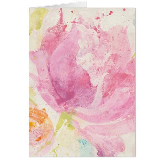 Spring Abstract Florals Cards (Front)