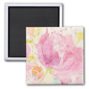 Spring Abstract Florals Magnet by wildapple at Zazzle