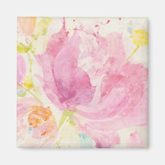 Spring Abstract Florals Magnet (Front)
