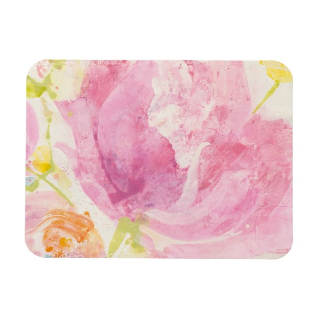 Spring Abstract Florals Magnet (Horizontal)
