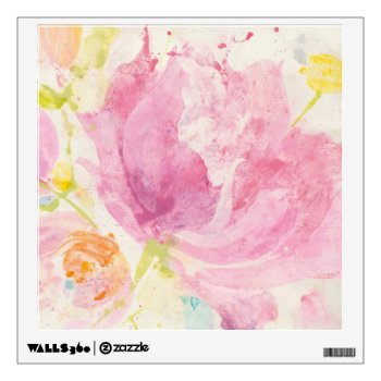 Spring Abstract Florals Wall Decal by wildapple at Zazzle
