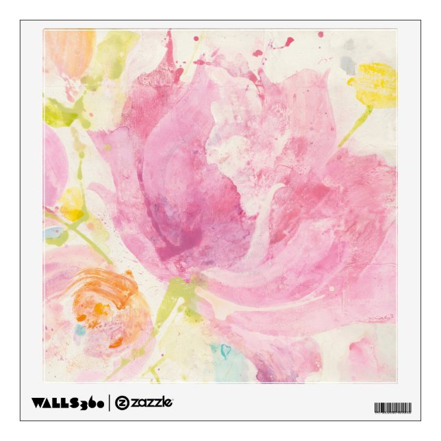 Spring Abstract Florals Wall Decal (Front)
