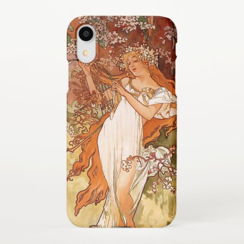 Spring Alfons Mucha 1896 iPhone XR Case