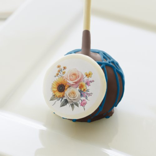 Spring and Summer Blooming Florals Cake Pops