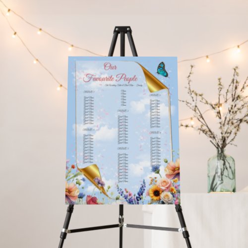 Spring and Summer Blooming Florals Foam Board