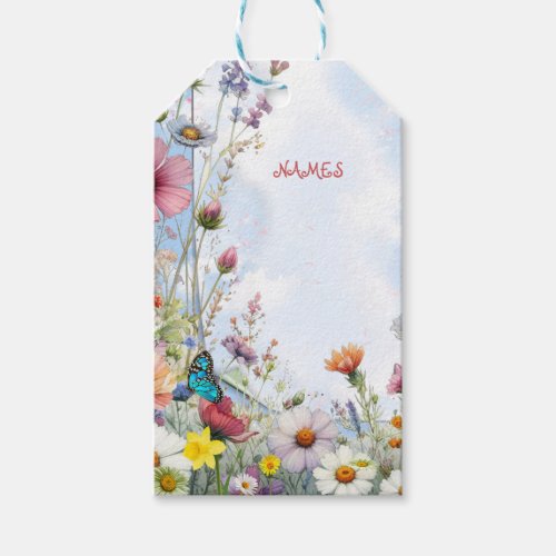 Spring and Summer Blooming Florals Gift Tags