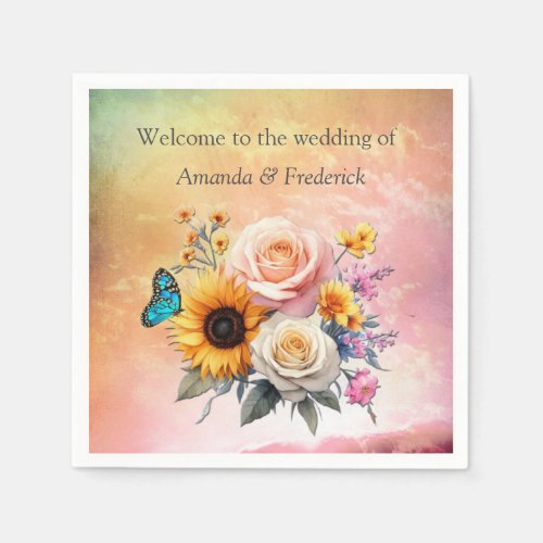 Spring and Summer Blooming Florals Napkins