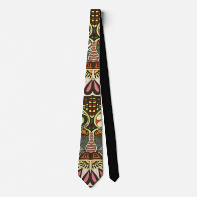 Spring and Summer Blooming Florals Neck Tie (Front)