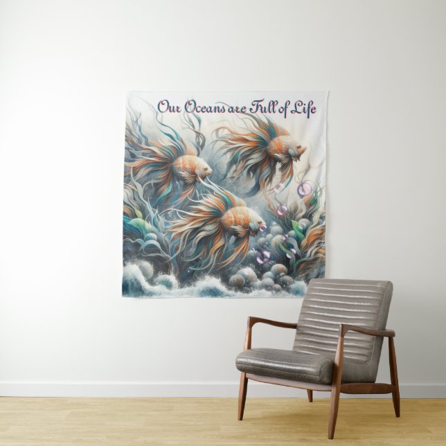 Spring and Summer Blooming Florals Tapestry (In Situ)