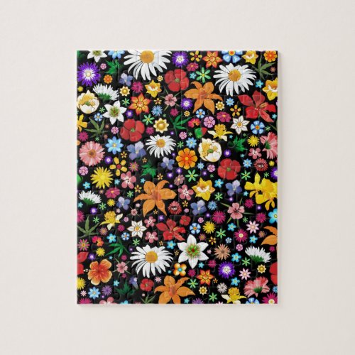 Spring and Summer Flowers Jigsaw Puzzle