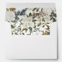 Spring and Winter Floral envelope 