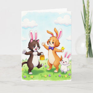 Spring Animal Friends Card