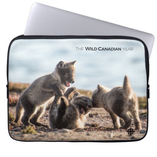 Spring _ Arctic Fox Laptop Sleeve