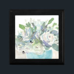 Spring Arrangement - Watercolor Bouquet Gift Box<br><div class="desc">Spring Arrangement II by Samuel Dixon. Features a bouquet of watercolor flowers in a very muted color palette.</div>