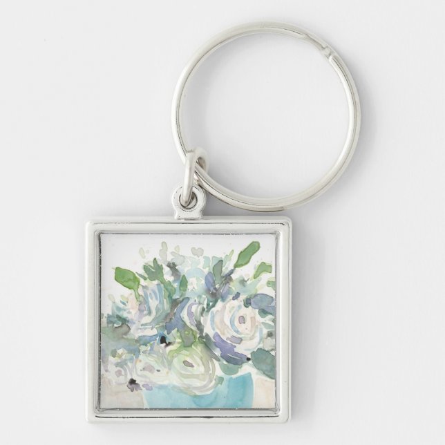 Spring Arrangement - Watercolor Bouquet Keychain (Front)
