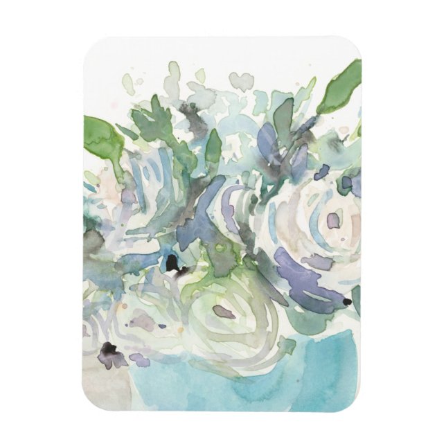 Spring Arrangement - Watercolor Bouquet Magnet (Vertical)