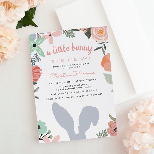 Spring Arrival Baby Shower Invitation