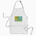 Spring Arrives - Fractal Art Adult Apron