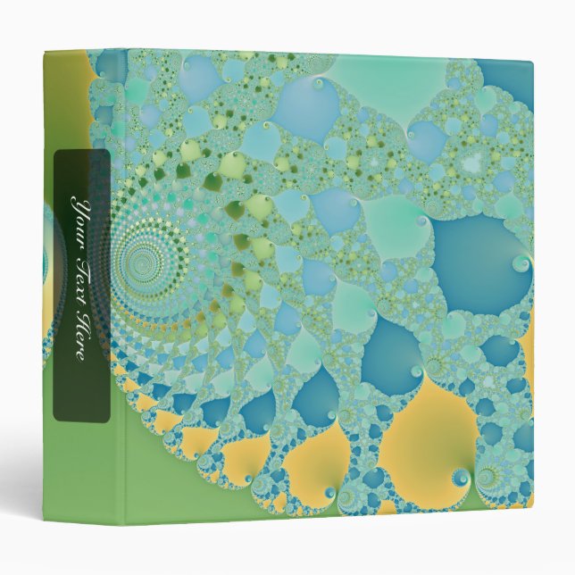 Spring Arrives - Fractal Art Binder (Front/Spine)