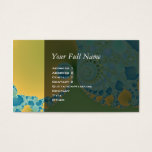 Spring Arrives - Fractal Art Business Card