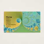 Spring Arrives - Fractal Art Business Card