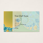 Spring Arrives - Fractal Art Business Card
