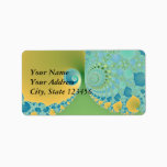 Spring Arrives - Fractal Art Label