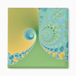 Spring Arrives - Fractal Art Magnet