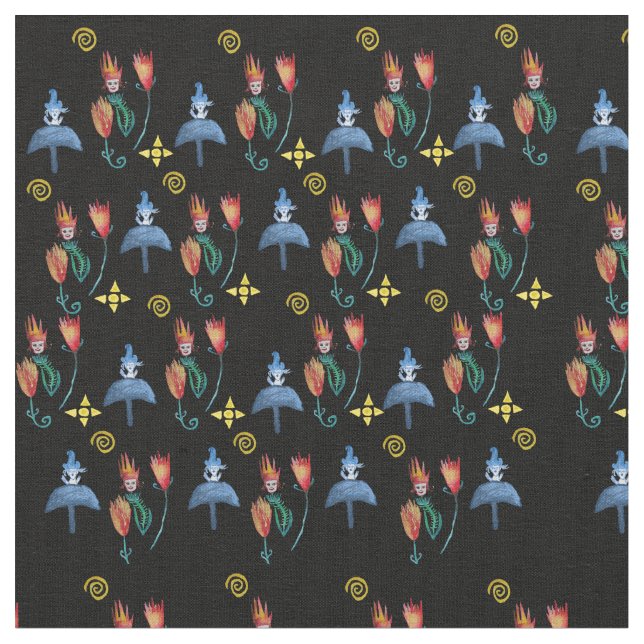 Spring Art Fabric (Close Up)