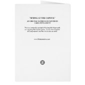 Spring at the Capitol Blank Card (Back)