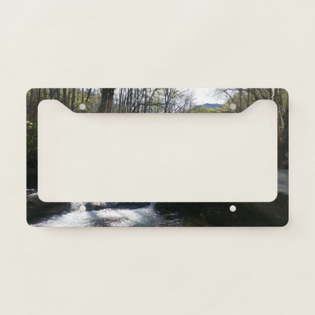 Spring at the Little Pigeon River License Plate Frame (Front)