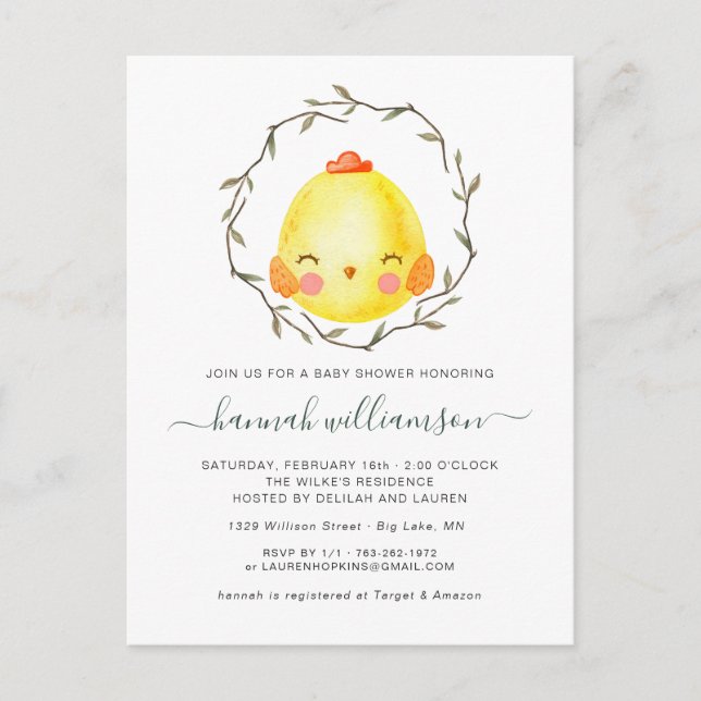 Spring Baby | Easter Baby Shower Invitation (Front)