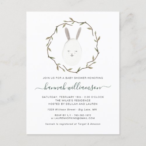 Spring Baby  Easter Baby Shower Invitation