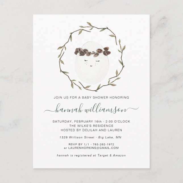 Spring Baby | Easter Baby Shower Invitation (Front)