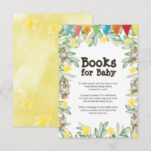 Spring Baby Shower Book Request Enclosure Card