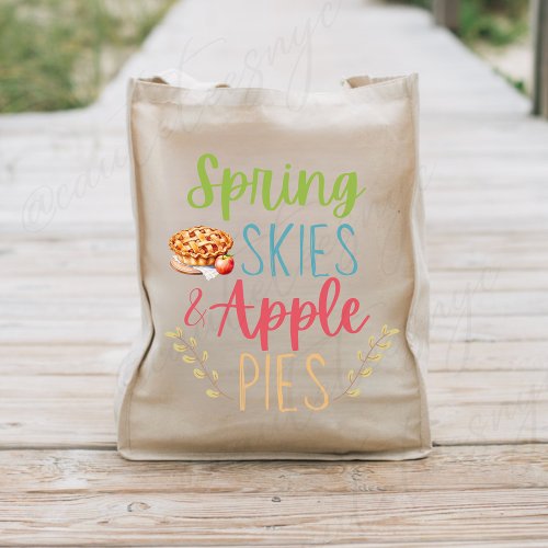 Spring Bags  Spring Skies And Apple Pies