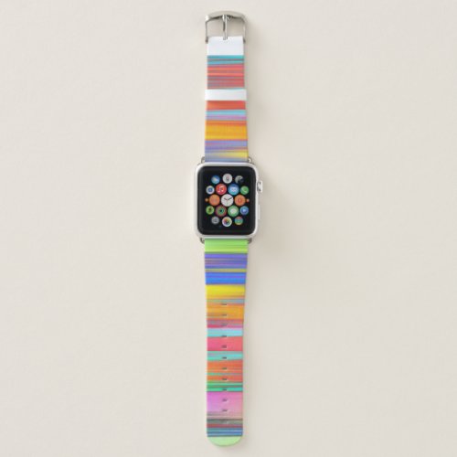 Spring Balance Custom Abstract Pattern Apple Watch Band