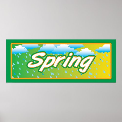 Spring Banner Sign