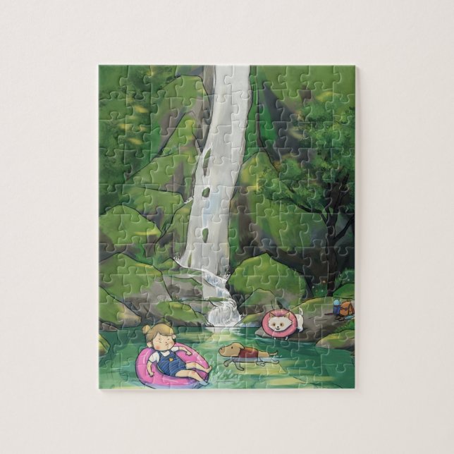 spring bath jigsaw puzzle (Vertical)