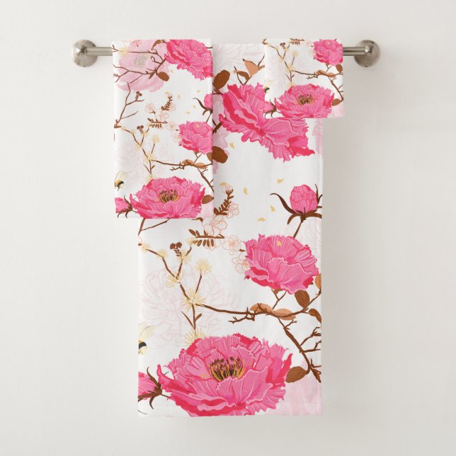 spring bath towel set (Insitu)